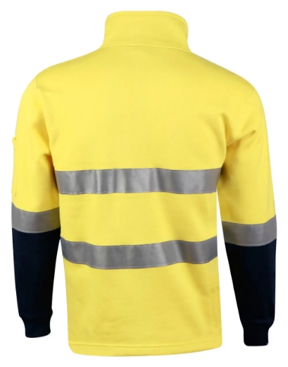 Picture of Winning Spirit, Mens Hi-Vis Fleecy Sweat